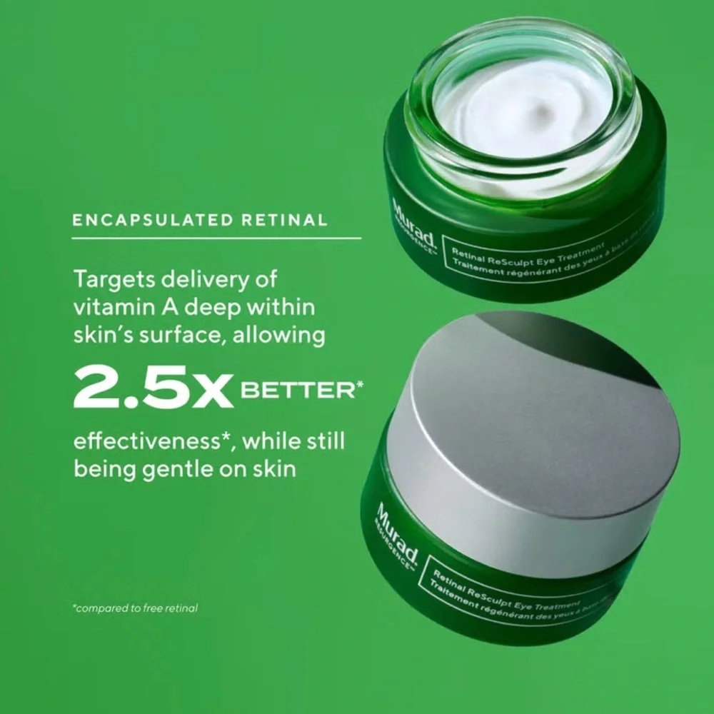 Murad Retinol Eye Treatment with Pink Mask and Vitamin C Serum